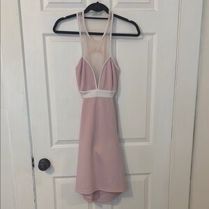 Pink Cutout Dress